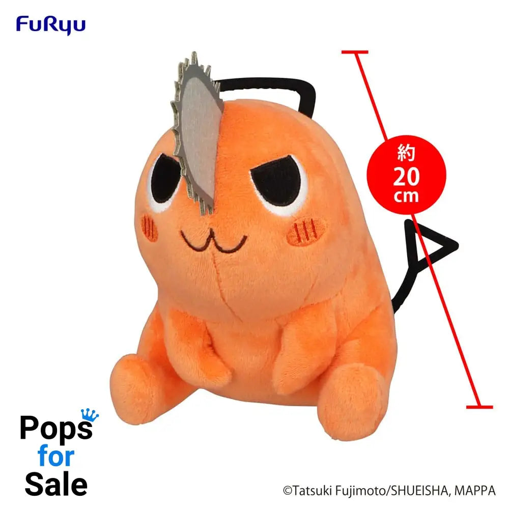 Chainsaw Man Plush Figure Pochita Sitting Naughty 20 cm Plushes