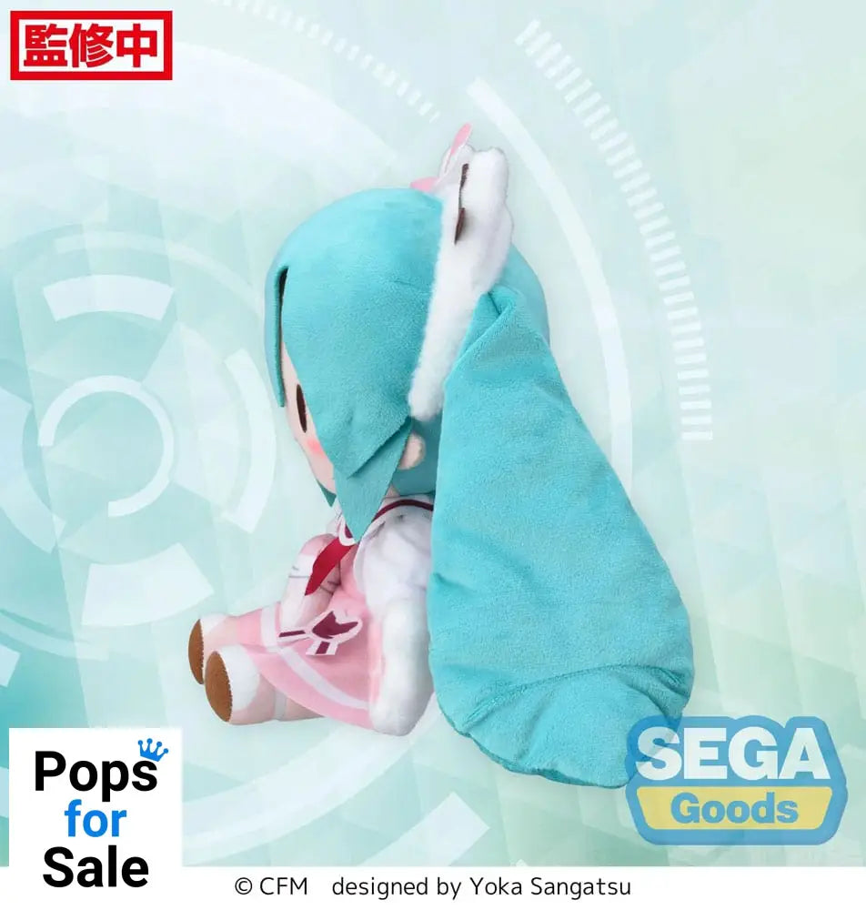 Character Vocal Series 01: Hatsune Miku Fuwa Petit Plush Figure Hatsune Miku Theme Park Ver. M 25 cm