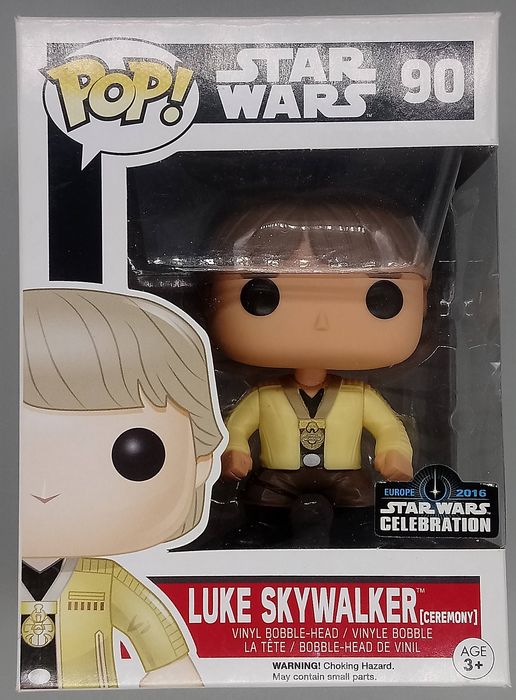 #90 Luke Skywalker (Ceremony) - Star Wars - Box Damaged Funko POP