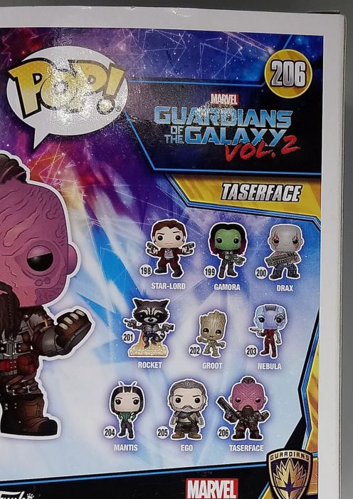 #206 Taserface - Marvel Guardians of the Galaxy Box Damaged Funko POP