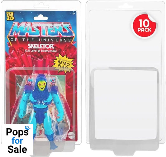 Clamshell PET Protectors 10-Pack for Masters of the Universe Action Figures