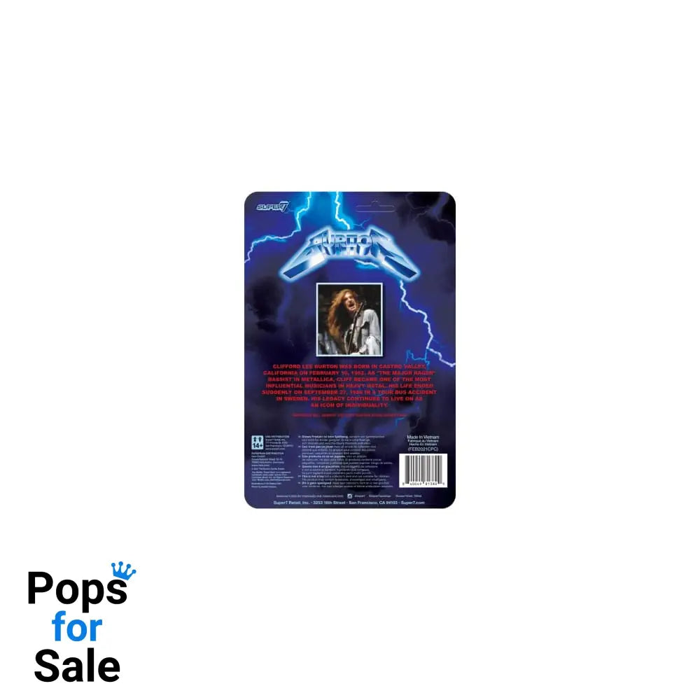 Cliff Burton ReAction Action Figure Wave 01 Cliff Burton 10 cm