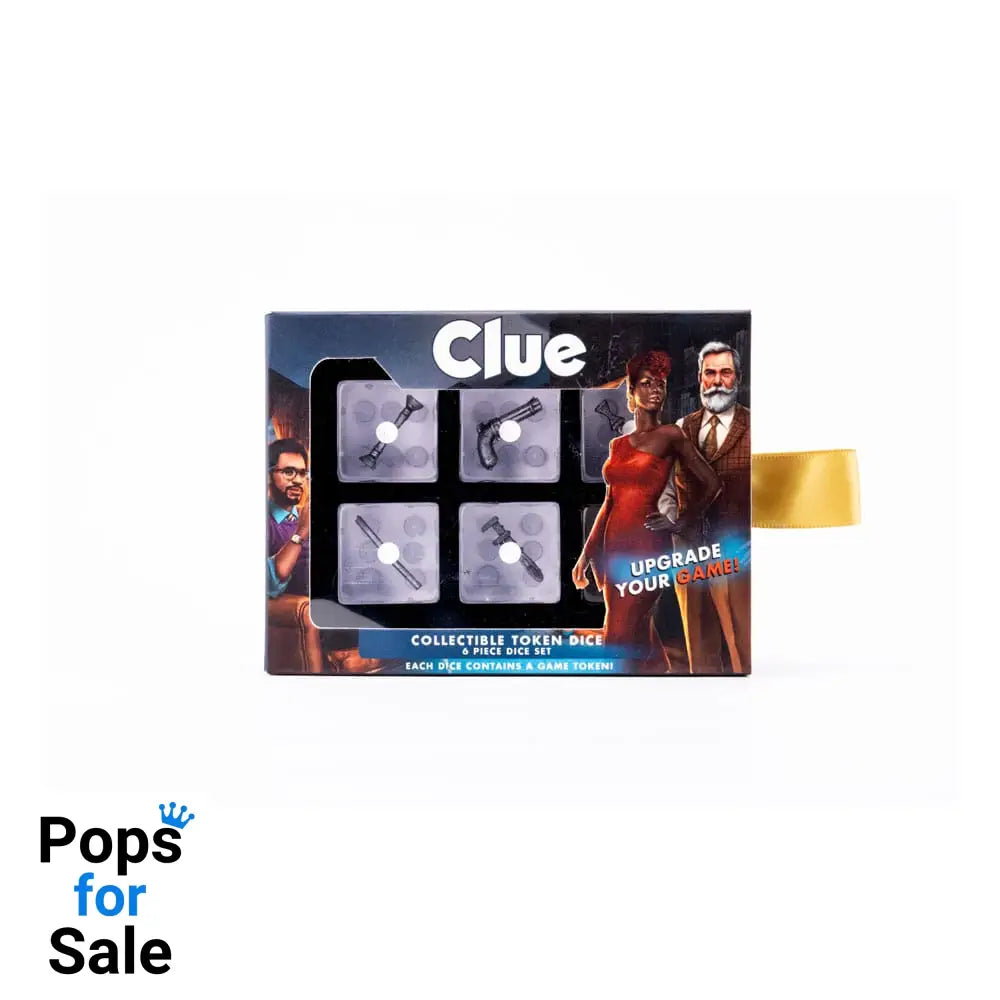 Cluedo Dice Set Token Weapons Dice