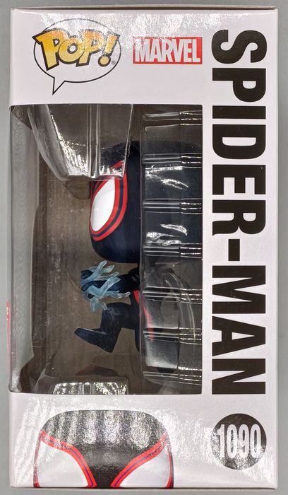 #1090 Spider-Man (w/ Electricity) Marvel Spider-Verse Box Damaged Funko POP