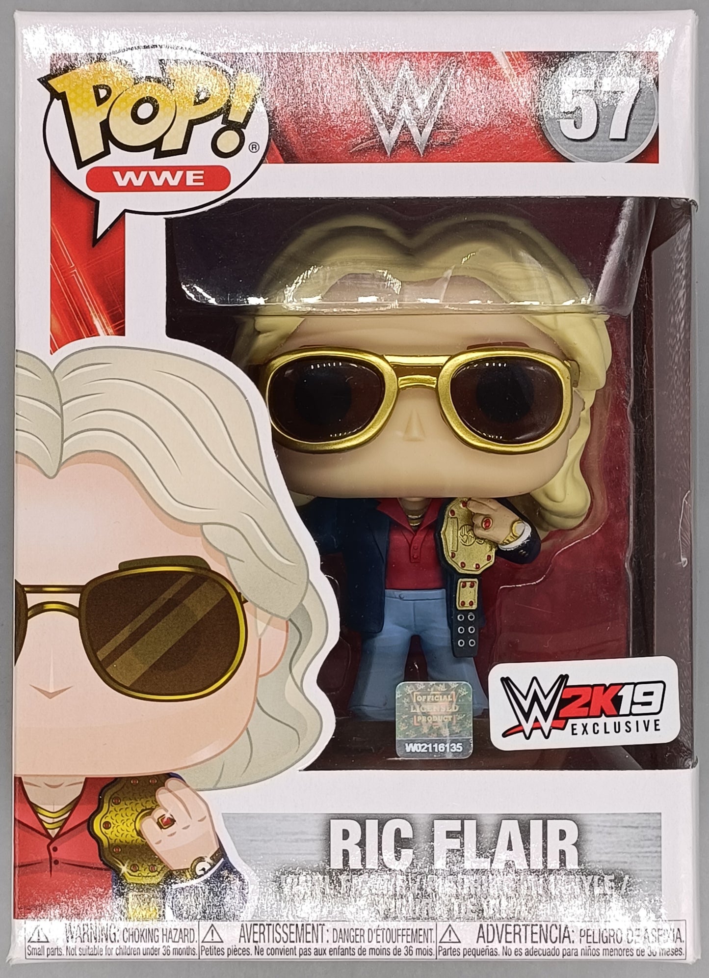 #57 Ric Flair (Wooooo!) - WWE - 30000pc LE Funko POP
