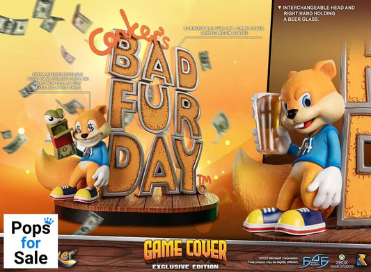 Conker´s Bad Fur Day Statue Game Cover Exclusive Edition 45 cm