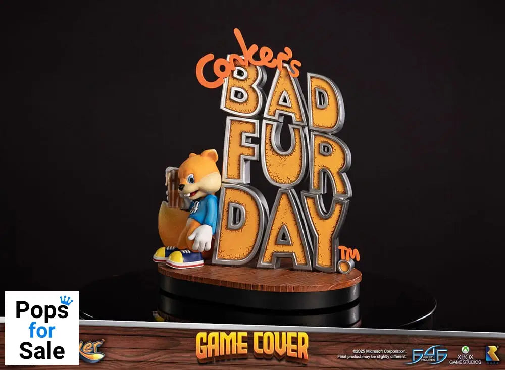 Conker´s Bad Fur Day Statue Game Cover Exclusive Edition 45 cm