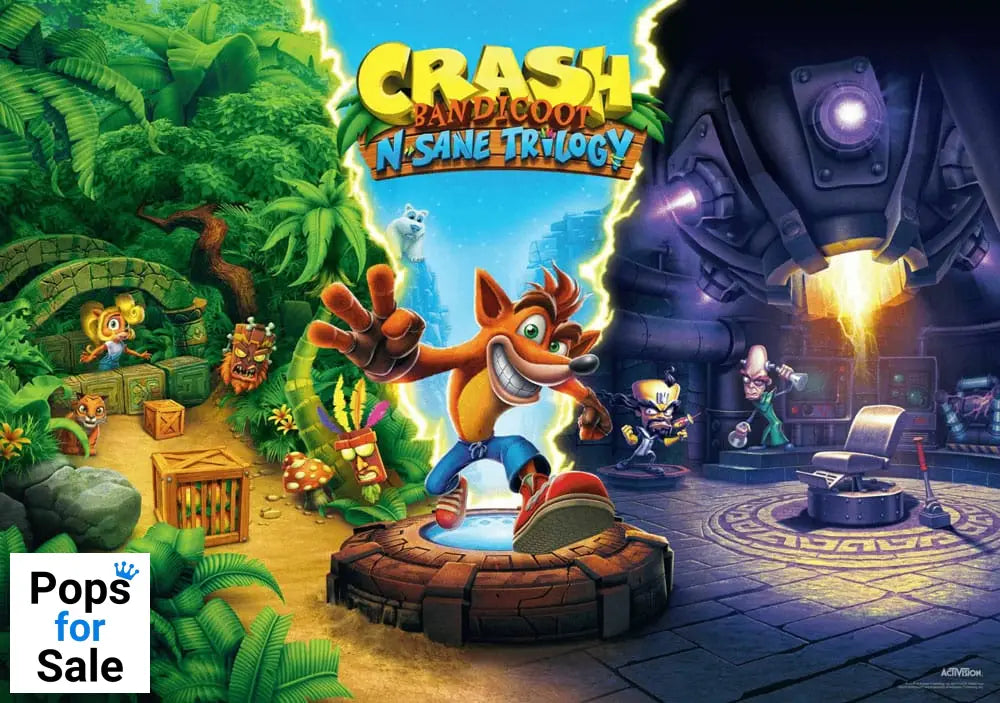 Crash Bandicoot N Sane Puzzle Triology (1000 pieces) Puzzles
