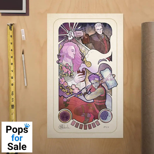 Critical Role Art Print Taliesin Jaffe: 10th Anniversary Art Nouveau Illustrations 46 x 28 cm - unframed