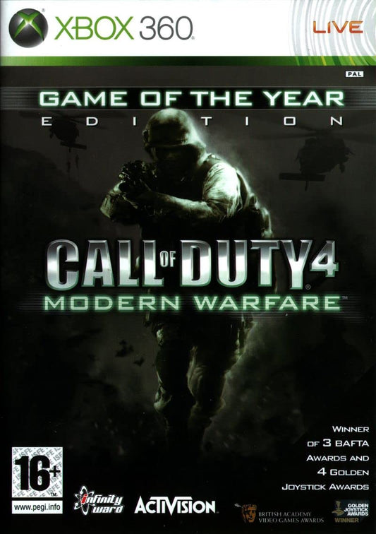 Call of Duty 4: Modern Warfare Game of the Year Edition for Microsoft Xbox 360