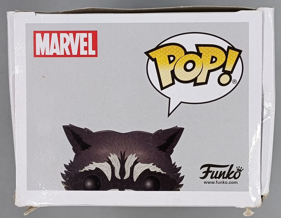 #201 Rocket (Jet Pack) Marvel Guardians Galaxy Box Damaged Funko POP