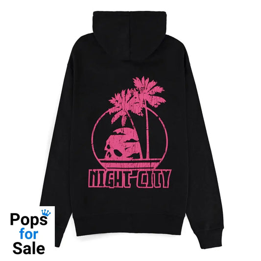 Cyberpunk 2077 Zipper Hoodie Night City Size XL