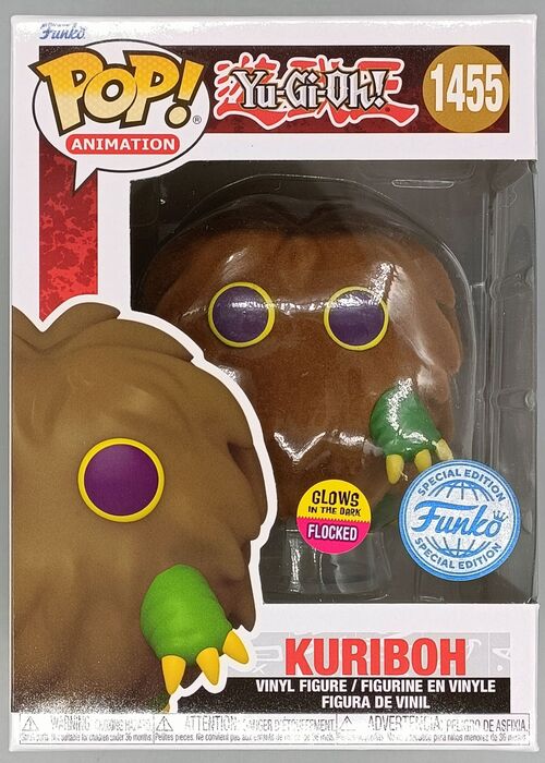 1455 Kuriboh (GITD,Flocked) - Yu-Gi-Oh! Funko POP - Brand New