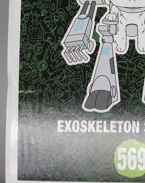 #569 Exoskeleton Snowball 6 Inch - Rick and Morty Box Damaged Funko POP