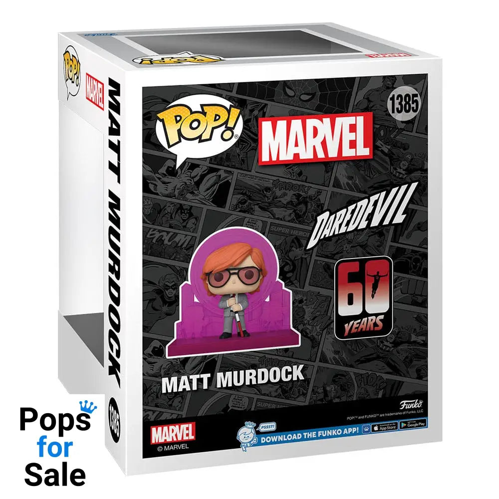 Daredevil 60th Anniversary POP! Deluxe Vinyl Figure Matt Murdock w/ Radar 13 cm