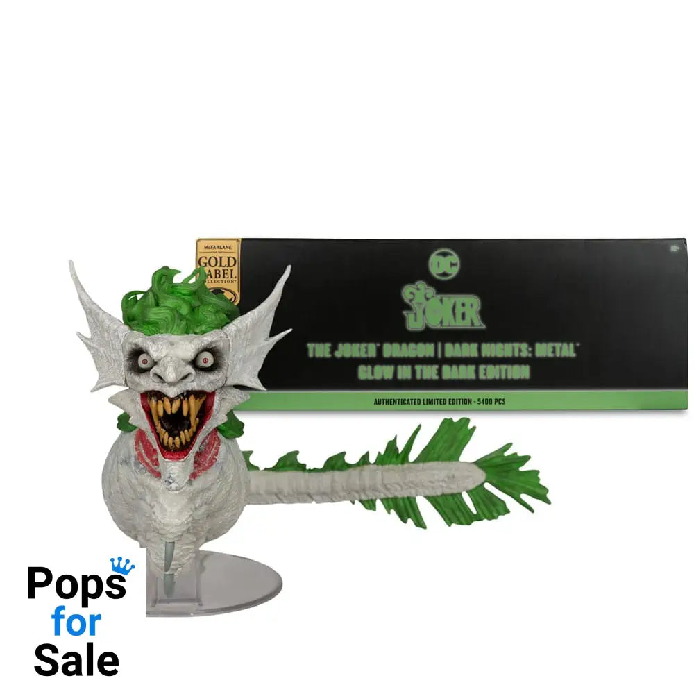 Dark Nights: Metal DC Multiverse Action Figure The Joker Dragon Glow in the Dark Edition (Gold Label) 25 cm Vehicles