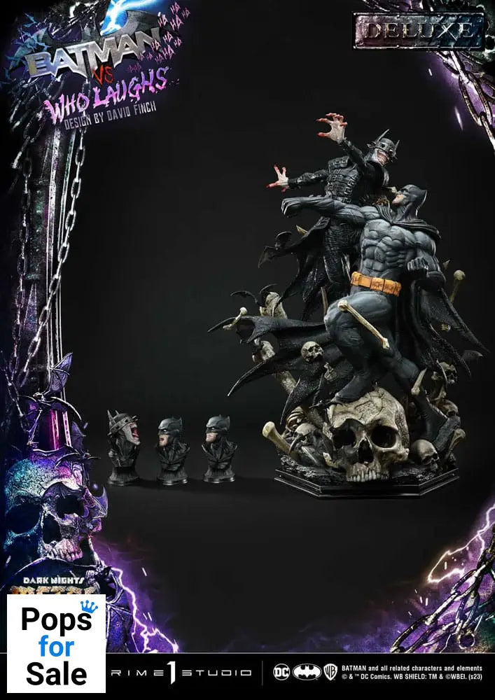Dark Nights: Metal Ultimate Premium Masterline Series Statue 1/4 Batman VS Batman Who Laughs Deluxe Version 67 cm
