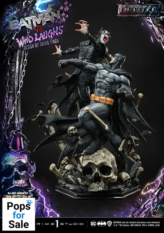 Dark Nights: Metal Ultimate Premium Masterline Series Statue 1/4 Batman VS Batman Who Laughs Deluxe Version 67 cm