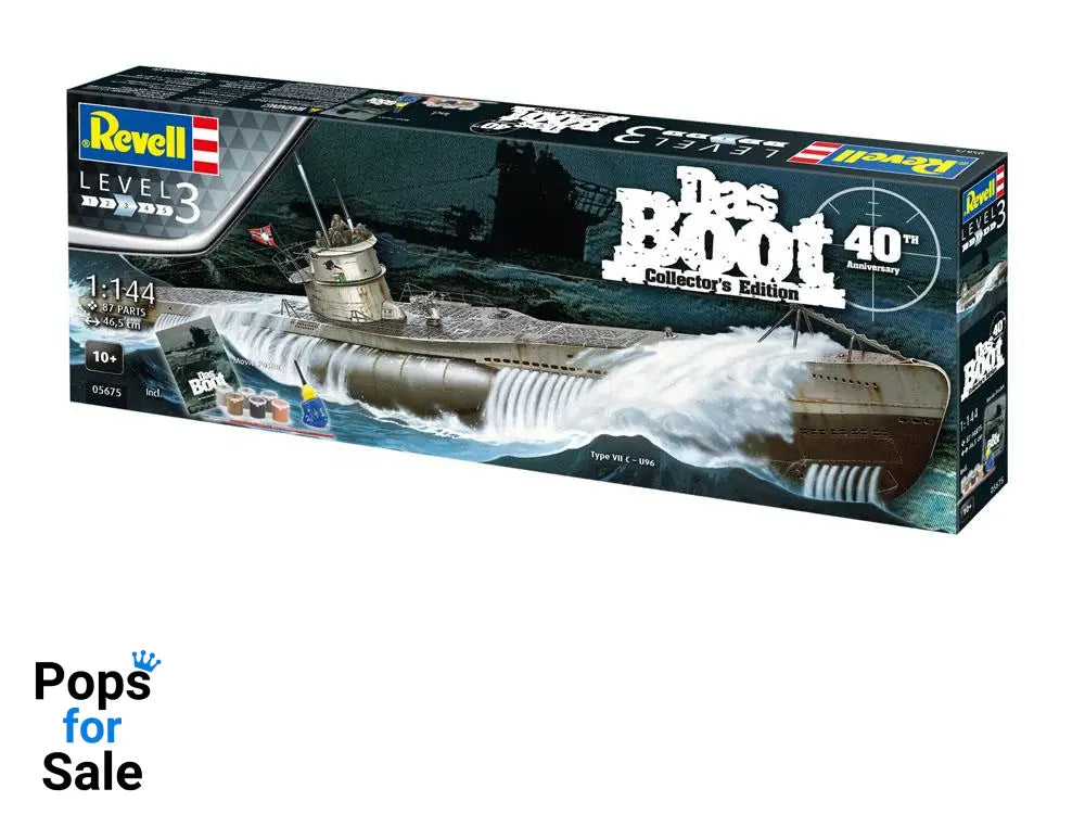 Das Boot Model Kit Gift Set 1/144 U-Boot U96 Typ VII C 40th Anniversary 46 cm Model kits