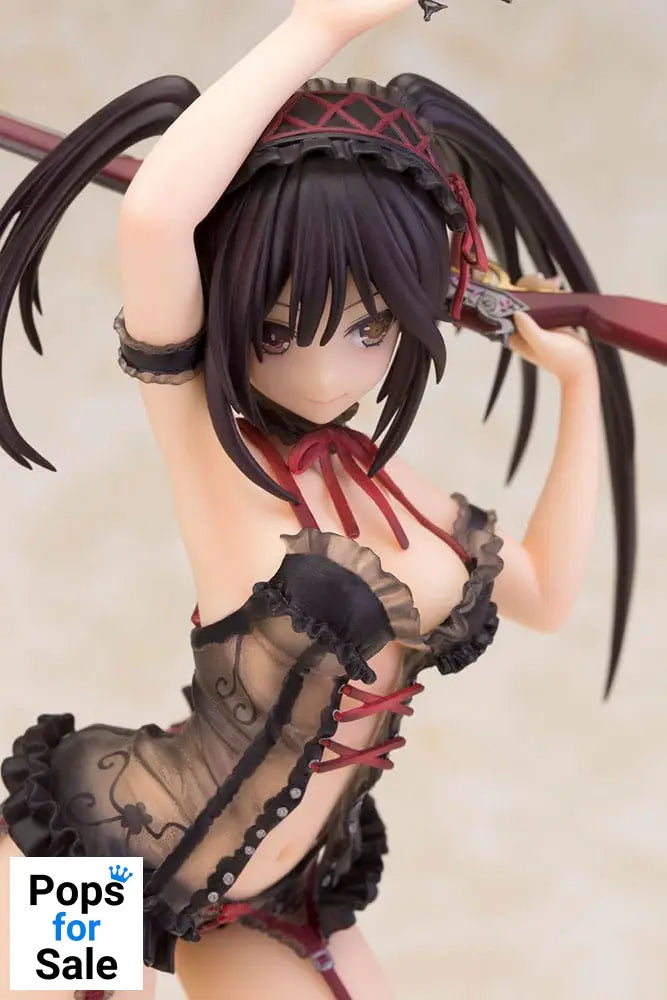 Date A Live Statue 1/7 Kurumi Tokisaki Lingerie Ver. Black 24 cm