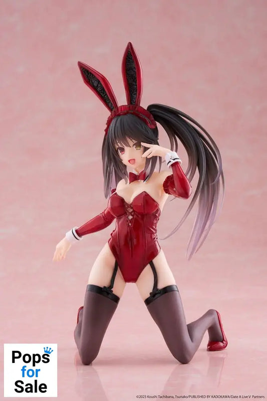 Date A Live V PVC Statue Desktop Cute Figure Kurumi Tokisaki Bunny Ver. 13 cm