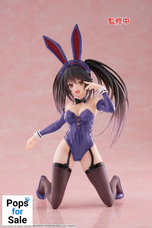 Date A Live V PVC Statue Desktop Cute Figure Kurumi Tokisaki Bunny Ver. Renewal 13 cm