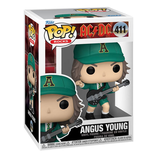 411 Angus Young (Green) - AC/DC - Rocks Funko POP - Brand New