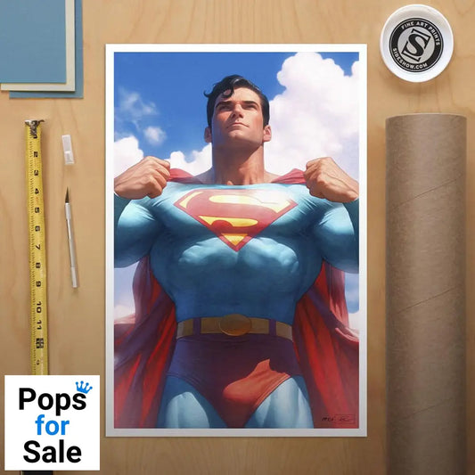 DC Comics Art Print Justice League Trinity: Superman 61 x 41 cm - unframed