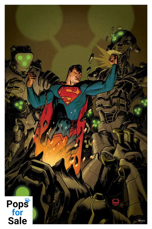 DC Comics Art Print Superman Space Age 61 x 41 cm - unframed