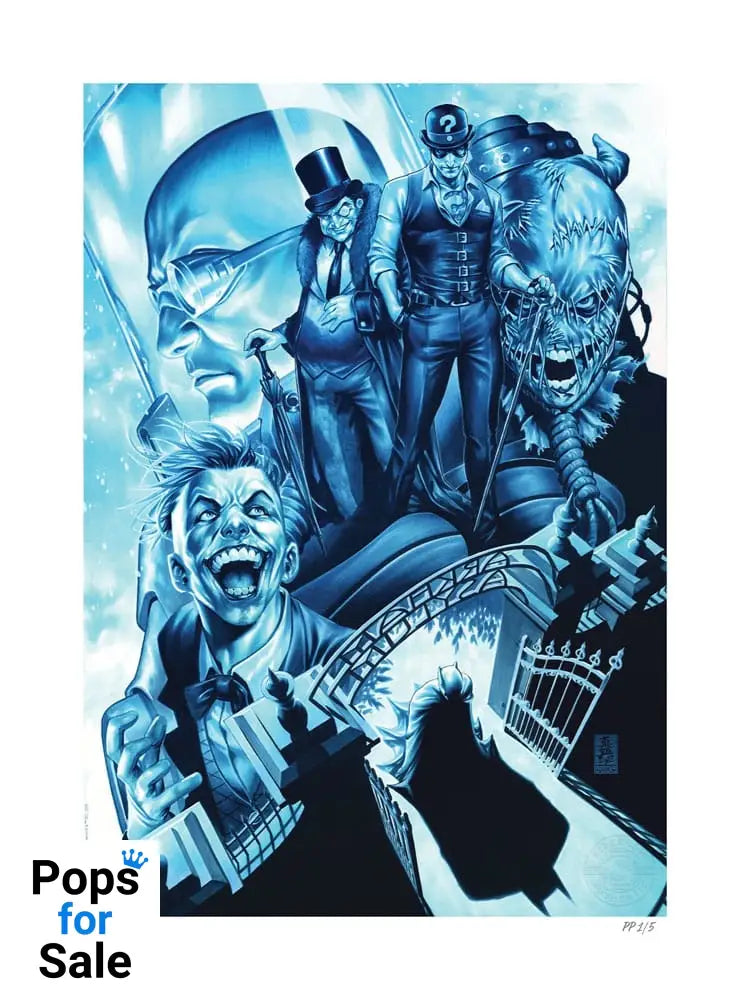 DC Comics Art Print The Gates of Arkham 46 x 61 cm - unframed Posters & Wallscrolls