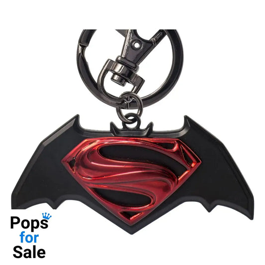 DC Comics Pewter-Keychain Batman vs. Superman Logo