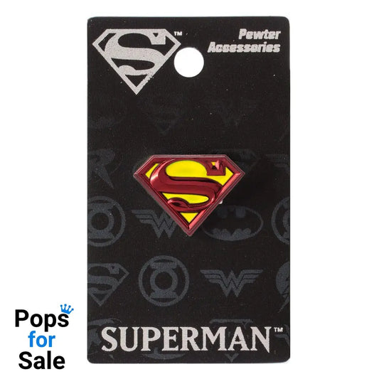 DC Comics Pin Badge Superman Logo coloured