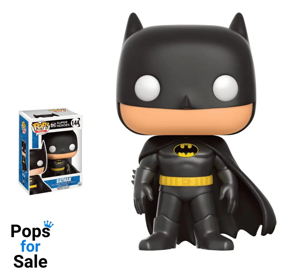 DC Comics POP! Heroes Figure Classic Batman (Flowing Cape) 9 cm POP! Figures