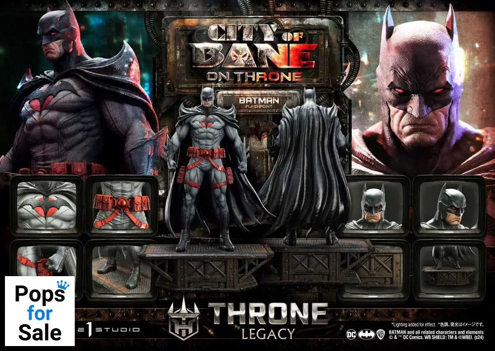 DC Comics Throne Legacy Collection Statue Statue 1/4 Flashpoint Batman 60 cm