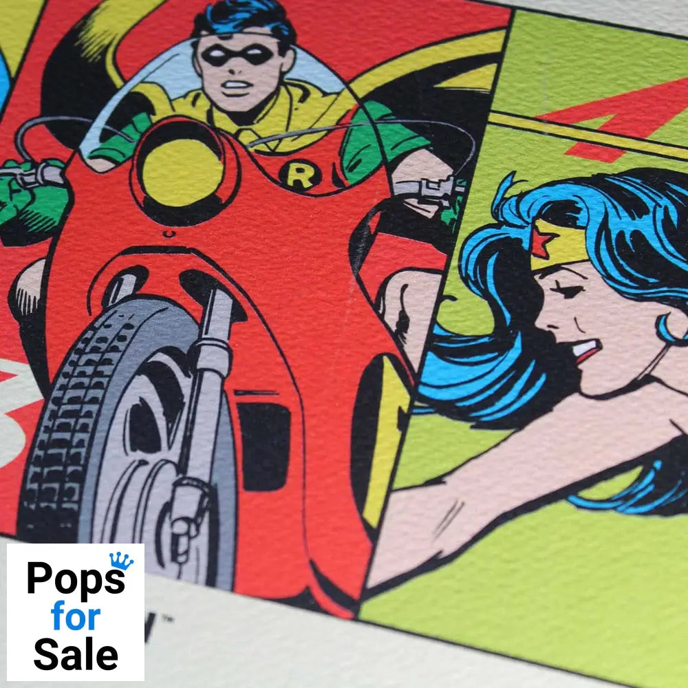 DC Comis Art Print 90th Anniversary Heroes Limited Edition 42 x 30 cm