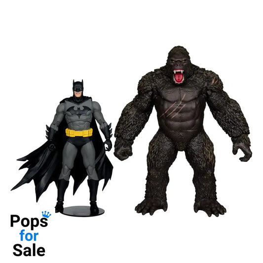 DC Justice League Monsterverse DC Multiverse Action Figures 2-Pack Batman & Kong 29 cm