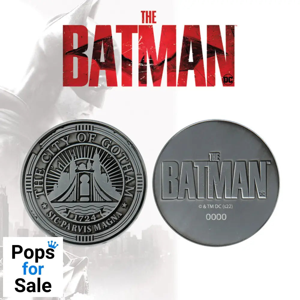 DC The Batman Limited Edition City of Gotham Medallion Medallion