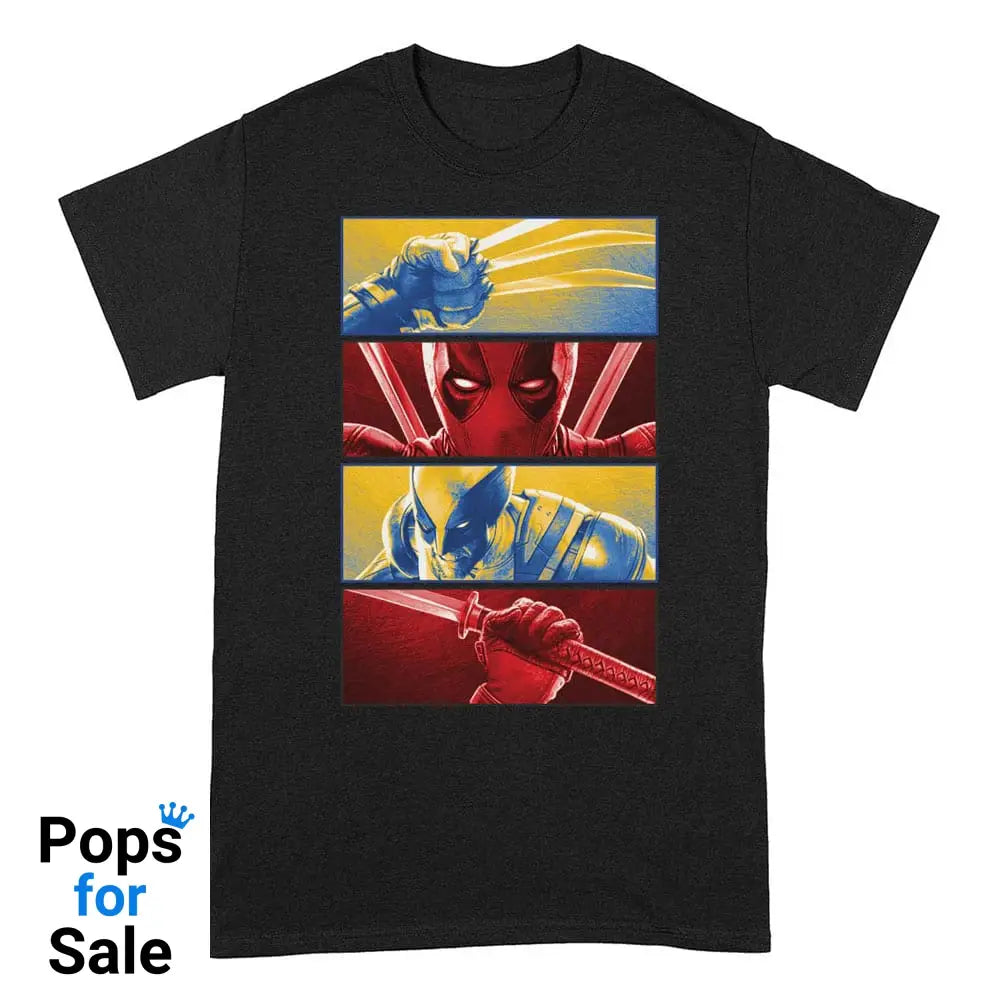 Deadpool T-Shirt Deadpool And Wolverine Boxes T-shirts