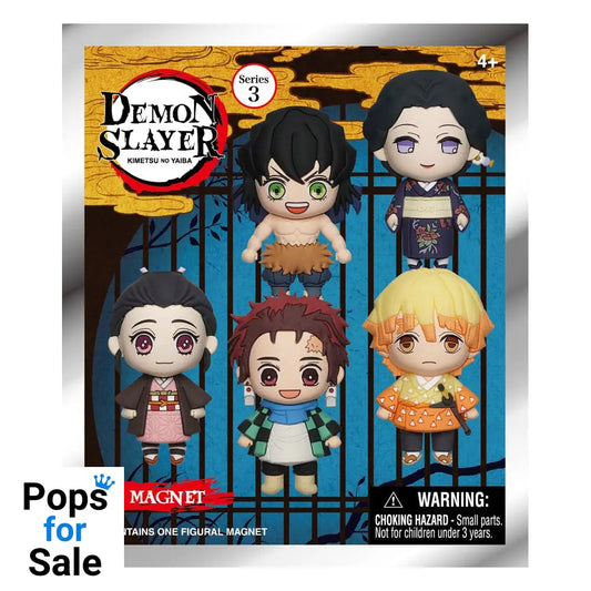 Demon Slayer: Kimetsu no Yaiba 3D Magnets Series 3 Display (12)