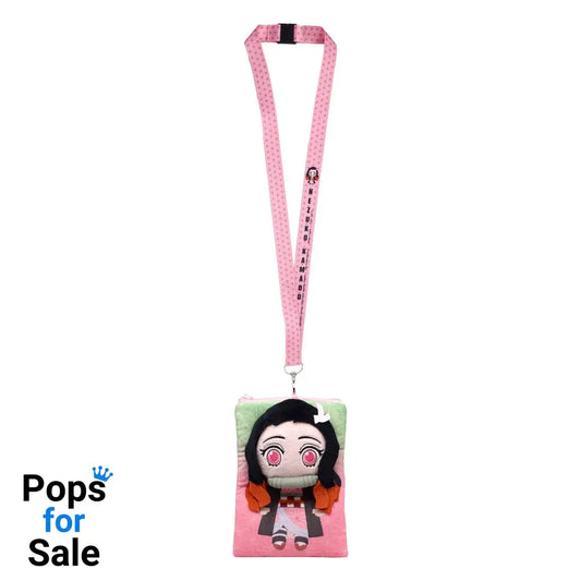 Demon Slayer: Kimetsu no Yaiba Lanyard Nezuko Deluxe with Pouch Card Holder