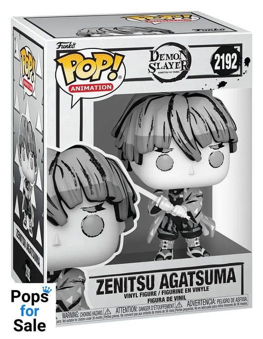 Demon Slayer: Kimetsu no Yaiba POP! Animation Vinyl Figures Zenitsu(Sumi-Ink) 9 cm