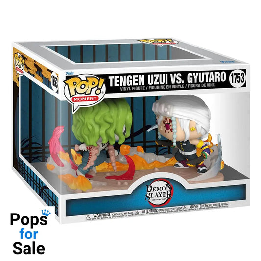 Demon Slayer: Kimetsu no Yaiba POP Moments Vinyl Figures Tengen Vs Gyutaro 9 cm