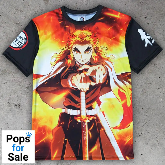 Demon Slayer: Kimetsu no Yaiba T-Shirt Kyojuro Rengoku Size M