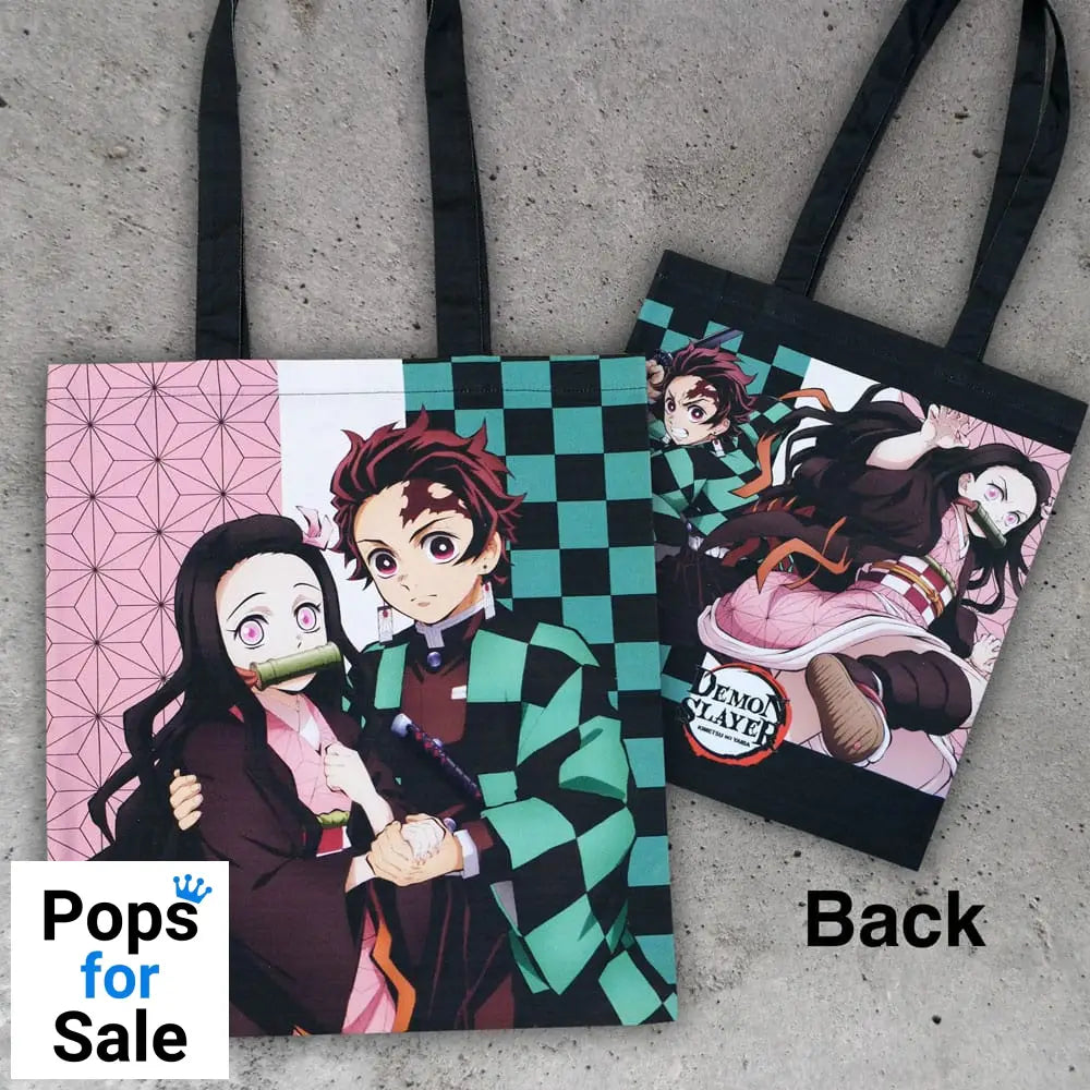 Demon Slayer: Kimetsu no Yaiba Tote Bag Tanjiro & Nezuko Bags