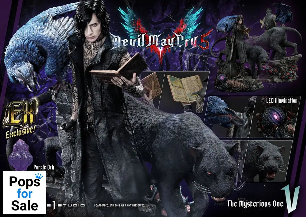 Devil May Cry 5 Statues 1/4 V & V Exclusive 58 cm Assortment (3) Statues