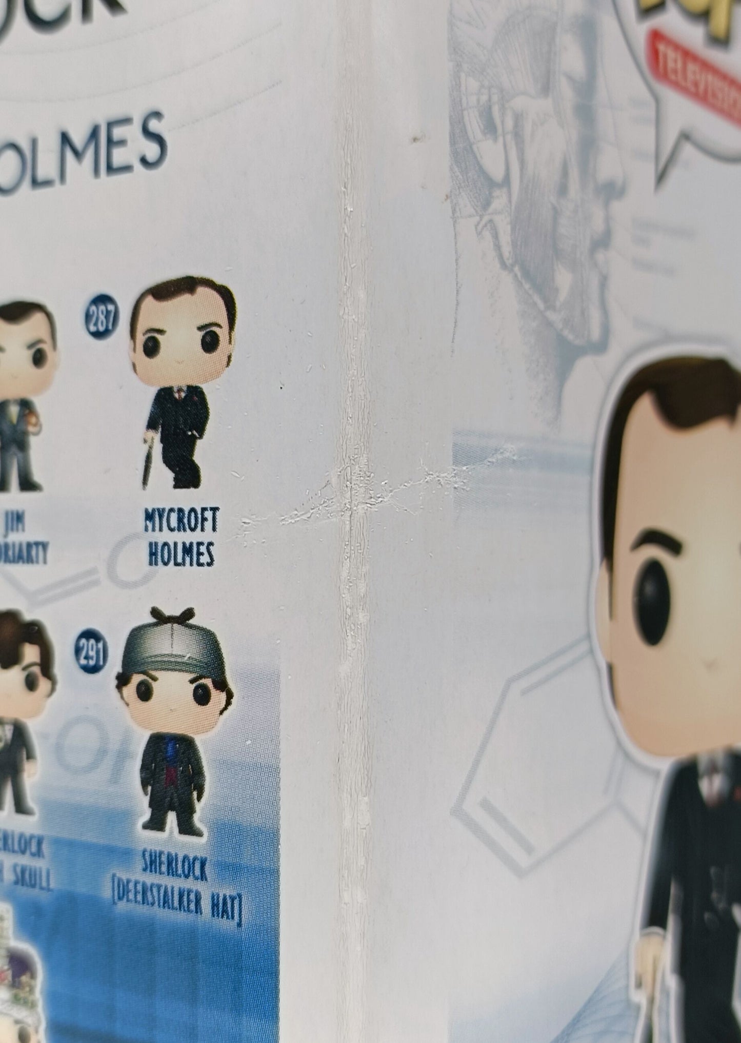 287 Mycroft Holmes - Sherlock Funko POP - Box Damaged