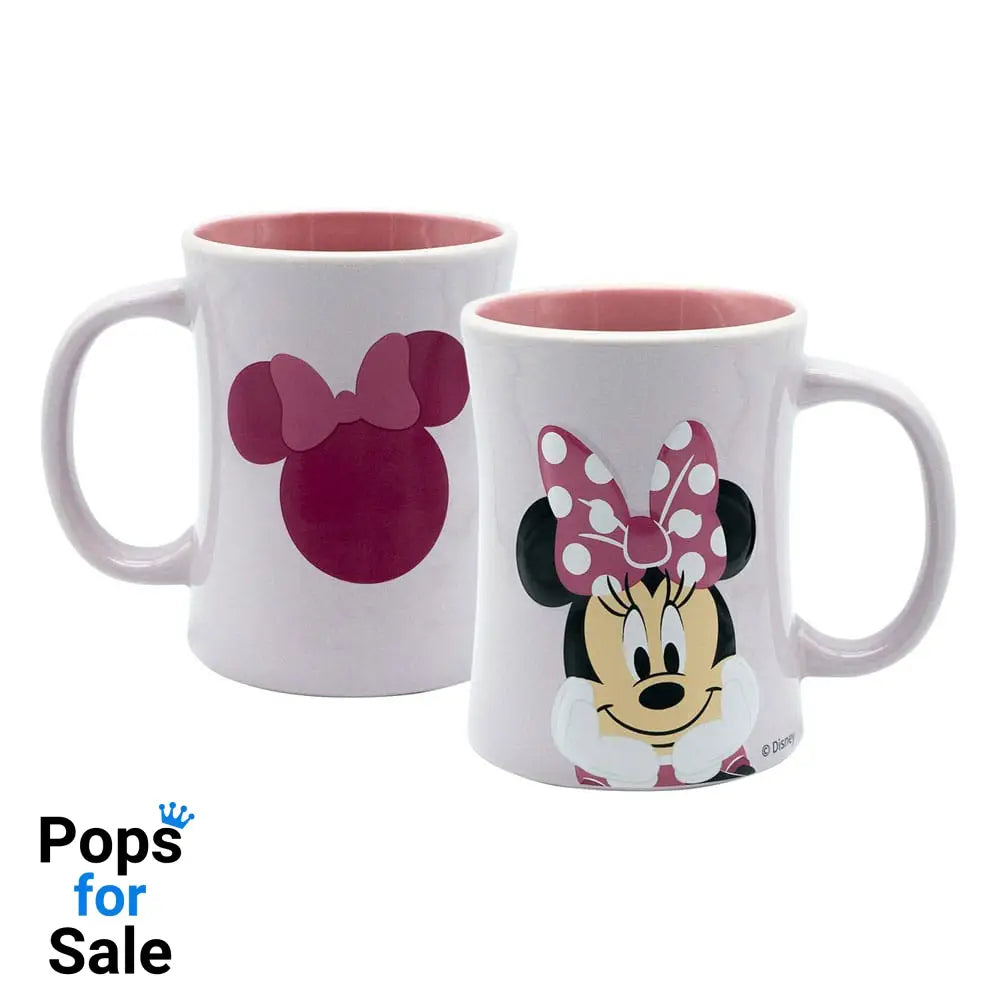 Disney 3D Relief Mug Minnie Mouse 360 ml Cups & Mugs