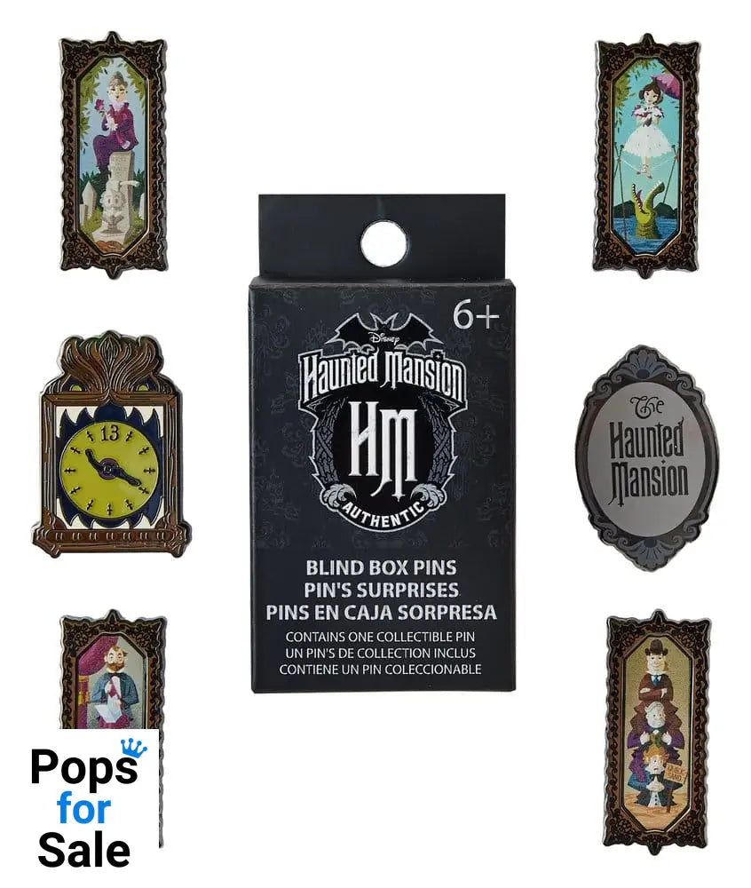 Disney by Loungefly Enamel Pins Blind Box Haunted Maison Assortment (12)