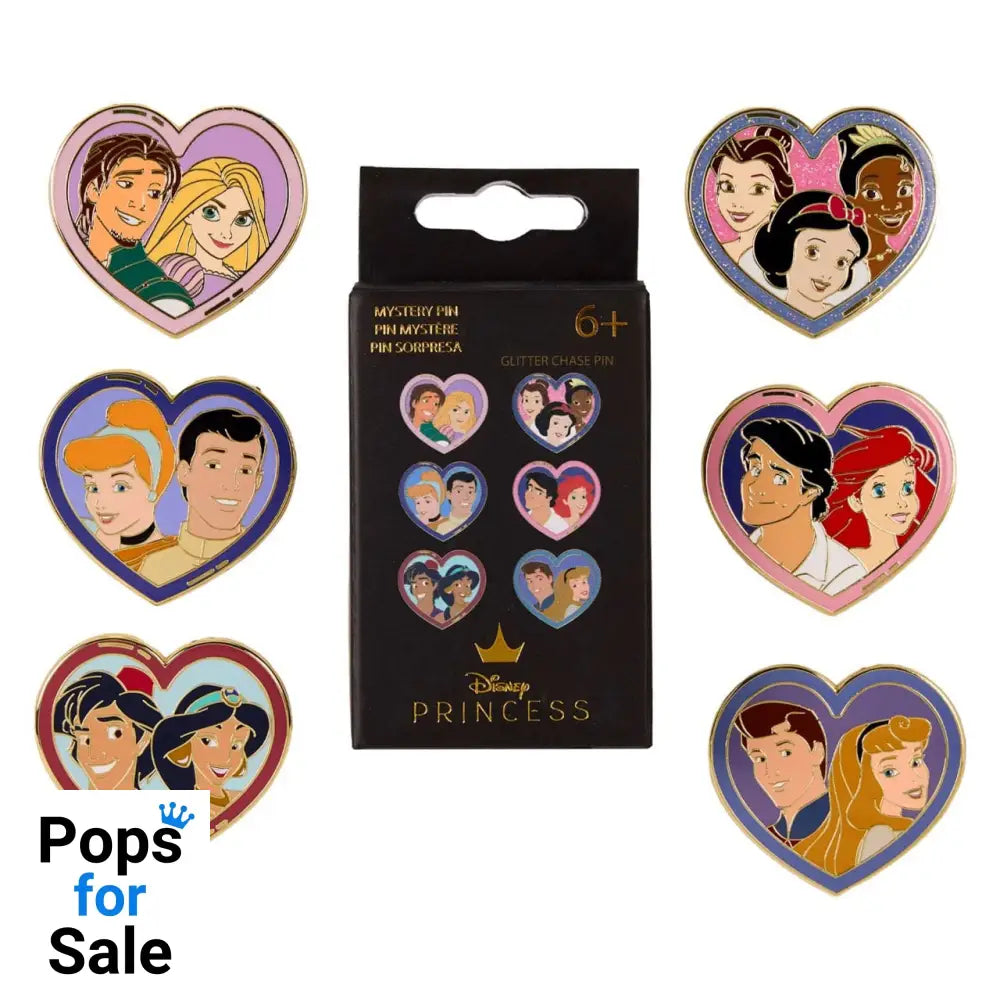 Disney by Loungefly Enamel Pins Blind Box Princess & Prince Assortment (12)