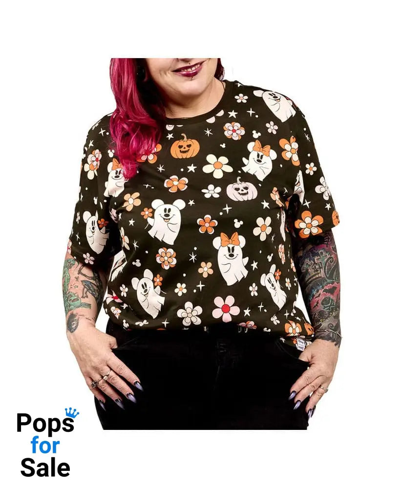 Disney by Loungefly Tee T-Shirt Unisex Mickey and Friends Halloween Size S